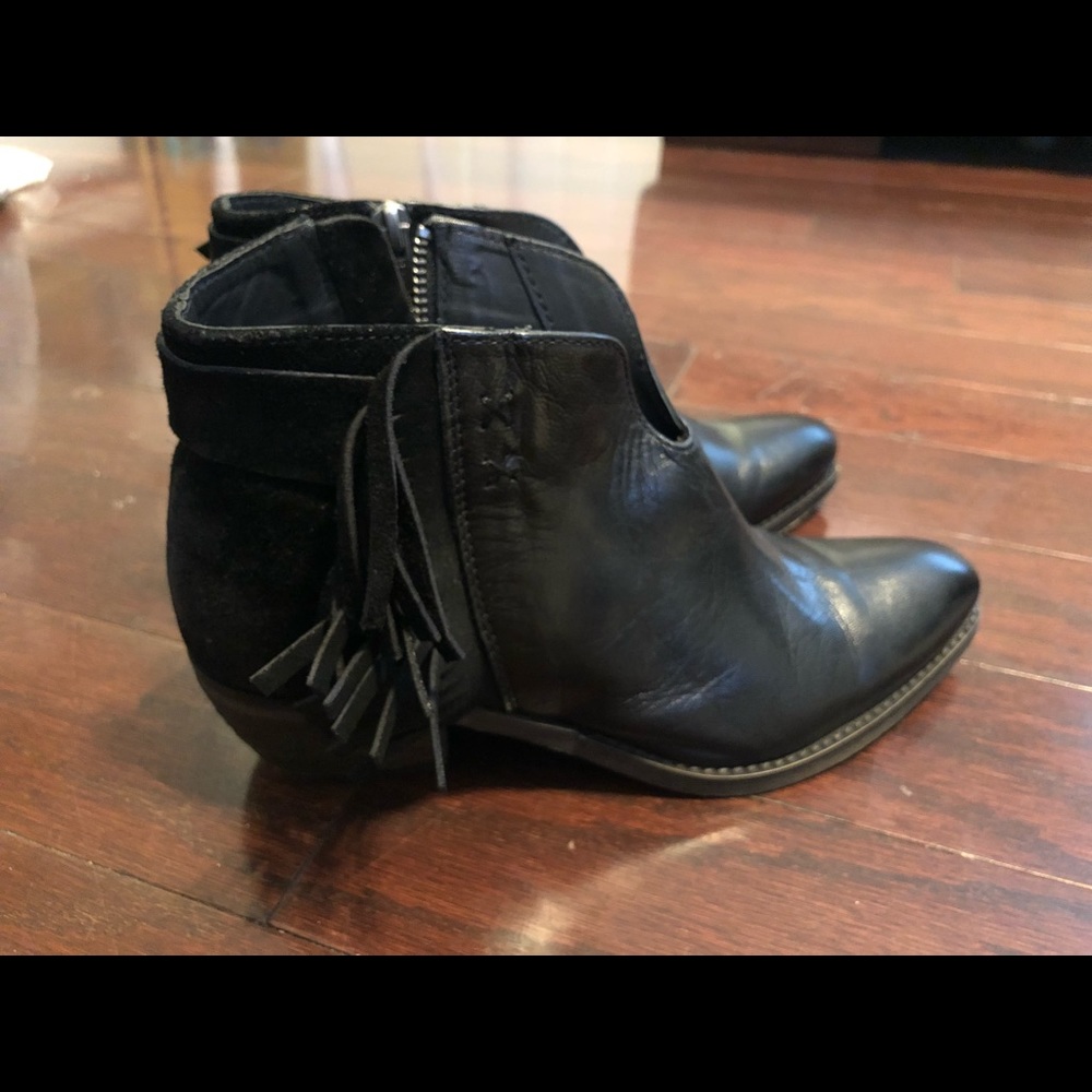Black ankle boots